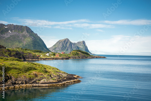 Küstenlinie Insel Senja, Norwegen
