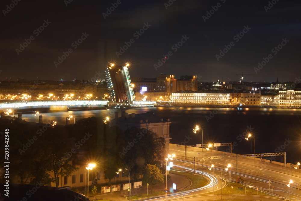 night Saint Petersburg