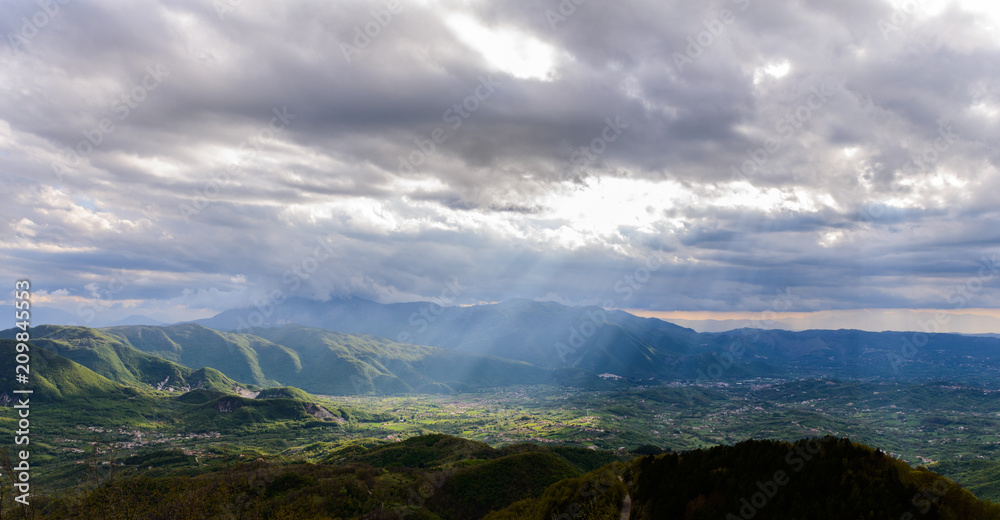 Obraz premium Picinisco Valley in Italy