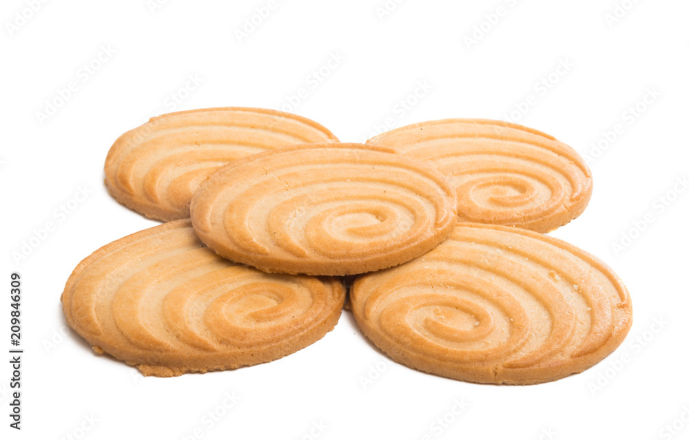 butter biscuits isolated butter biscuits isolated