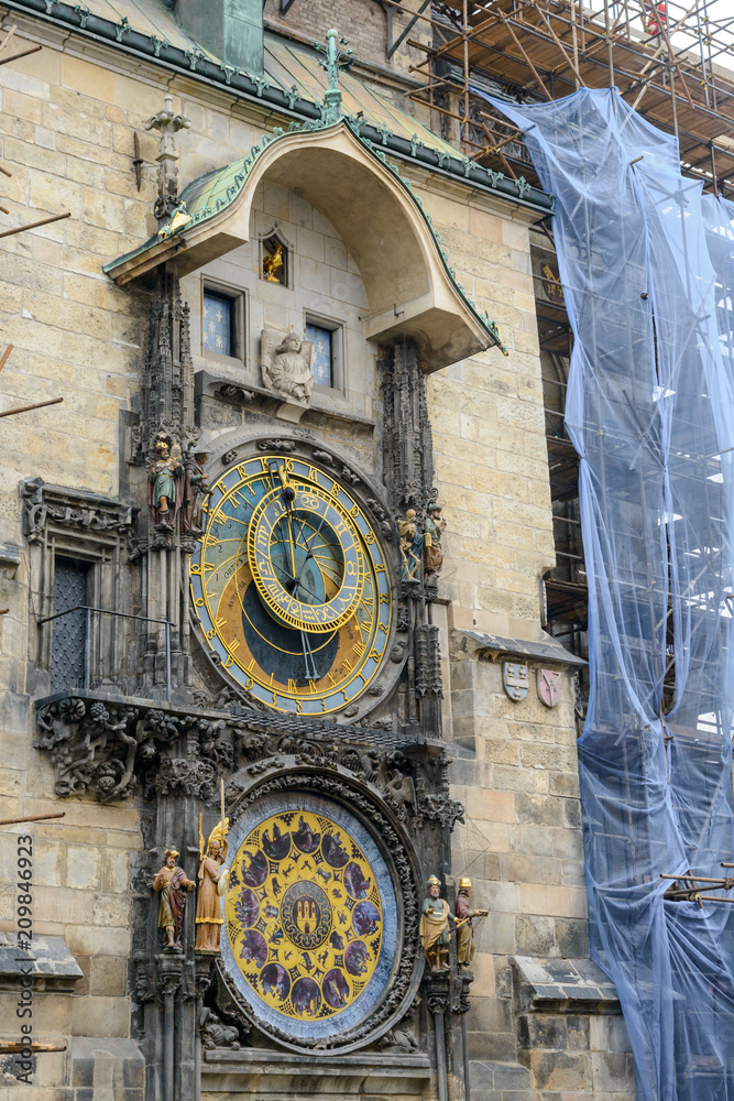 Obraz premium Astronomical Clock in Prague