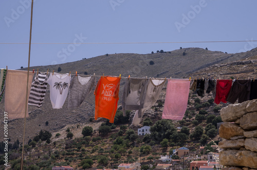 Ulicami Symi, Grecja photo