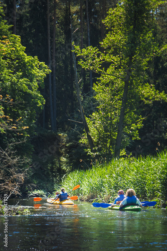 spływ kajakami photo