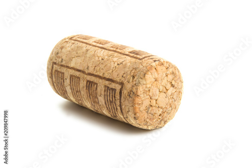 wine cork isolated