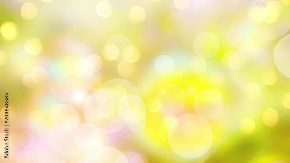 Seamless loop - Nature bright green background with moving bokeh lights Seamless loop - Nature bright green background with moving bokeh lights