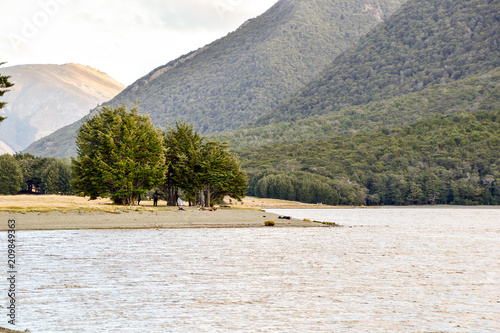 Southland, NEW ZEALAND - May 3, 2016: North Mavora Lake,Fiordland National Park, New Zealand. photo