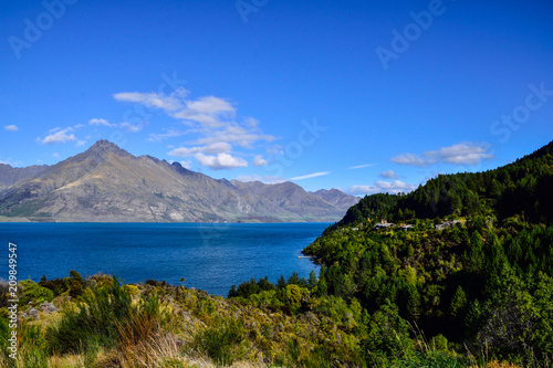 Queenstown , NEW ZEALAND - May 3, 2016: Queenstown in the fall