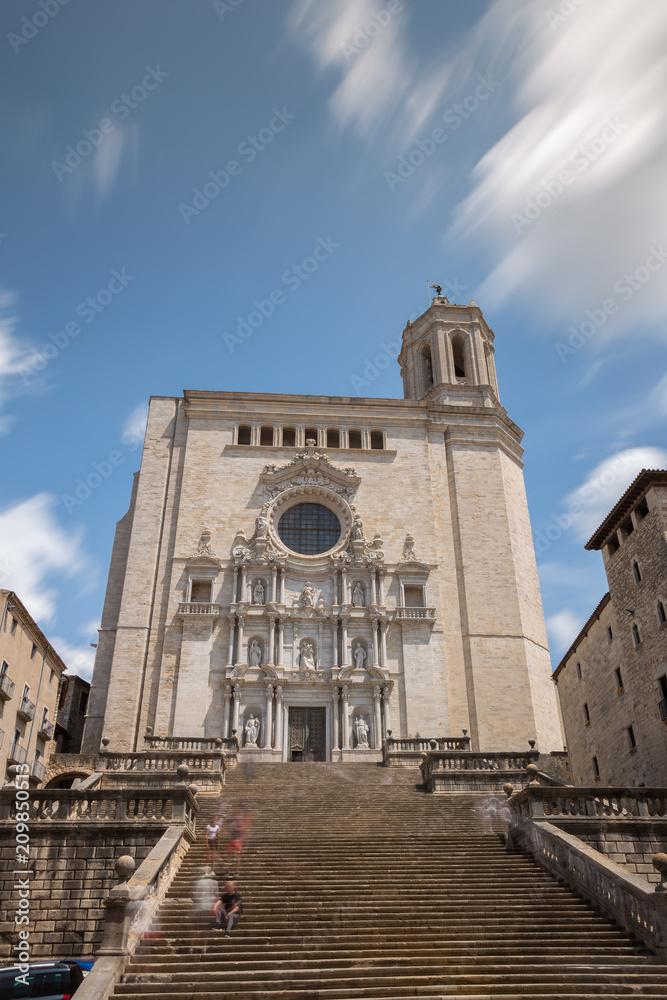 Landmark from a spanish town Gerona Landmark from a spanish town Gerona