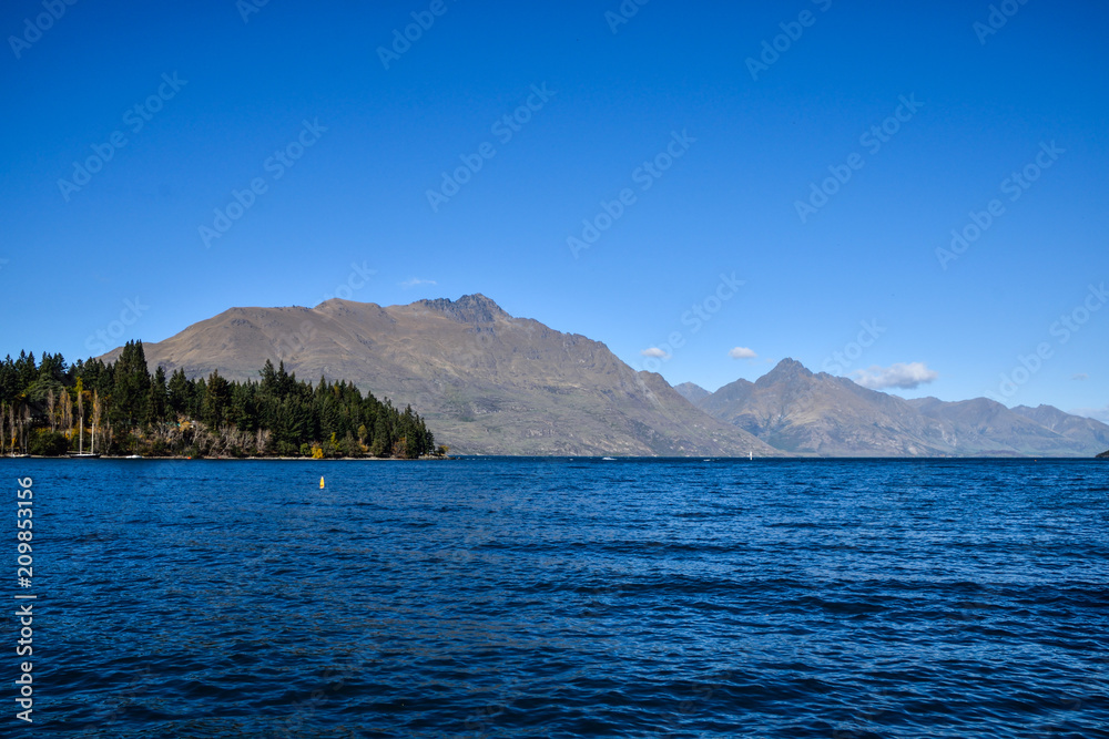 Queenstown , NEW ZEALAND - May 3, 2016: Queenstown in the fall