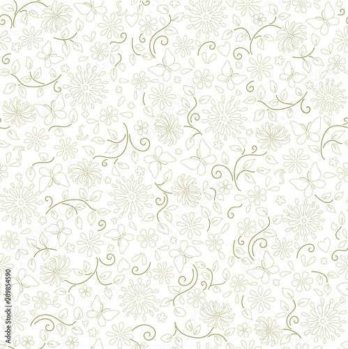 abstract floral backgrond