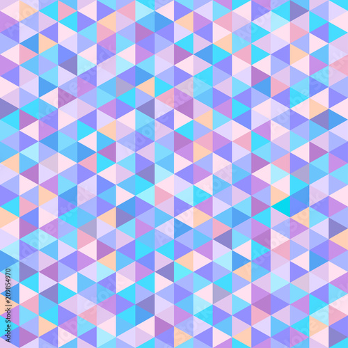 Seamless triangle pattern. Geometric wallpaper of the surface. Unique background. Doodle for design