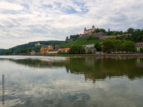 Die Festung Marienburg in Würzburg am Main