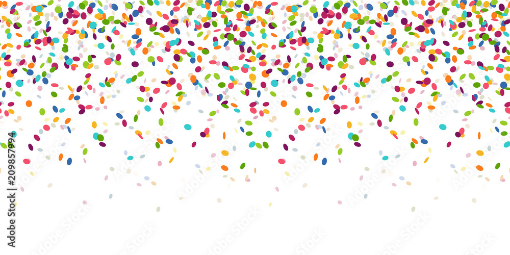 seamless colored confetti background