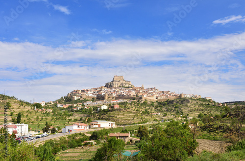 View of Marella on a spring day, Castellon province, Spain