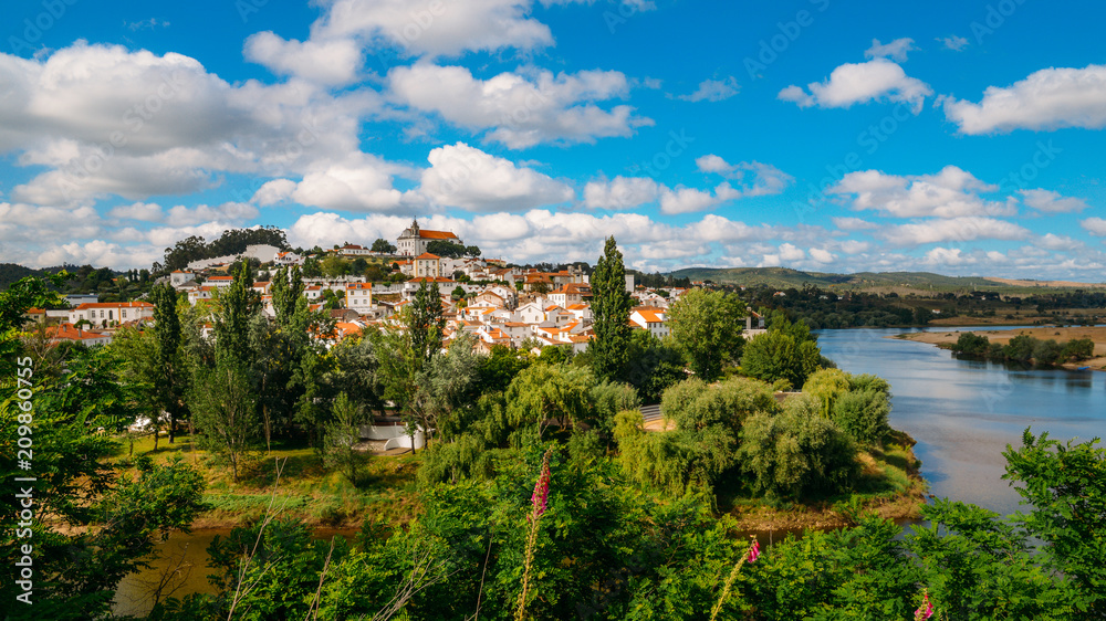Landscape of Constancia. Santarem, Ribatejo, Portugal