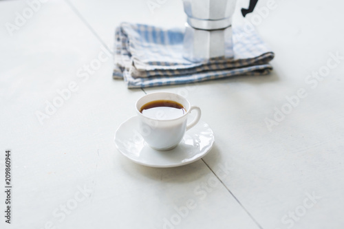 Morning, a cup of coffee is waiting for you