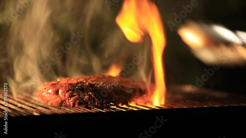 STEAK ON THE BARBECUE 