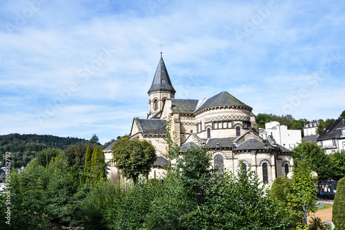 La Bourboule , France -September 22, 2016: La-Bourboule, Saint-Joseph church in Auvergne, France.