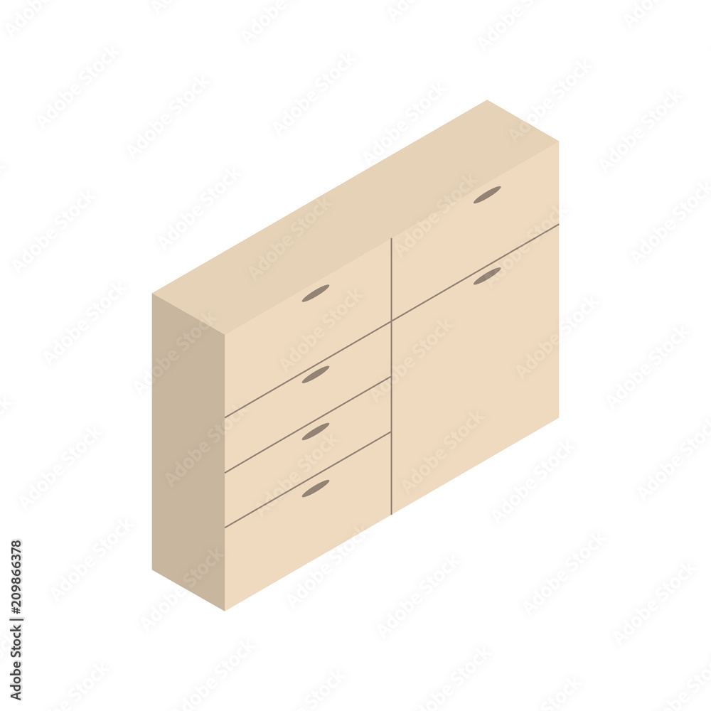 Chest Isometric icon Chest Isometric icon