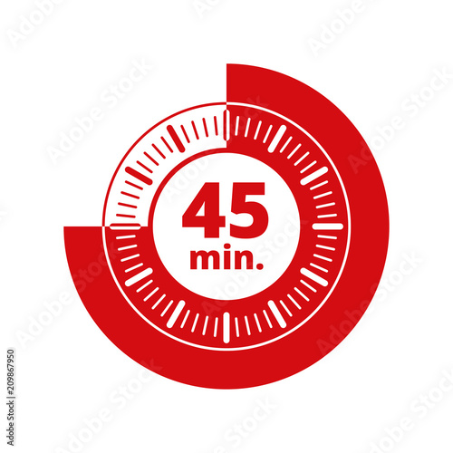45 Minutes Time illustration