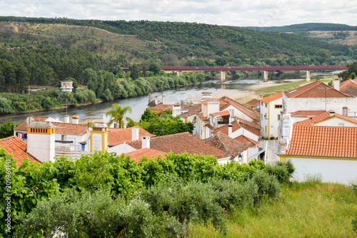 Landscape of Constancia. Santarem, Ribatejo, Portugal