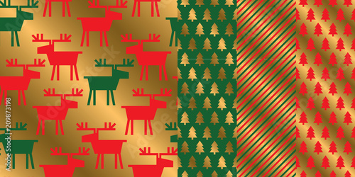 Simple geometric xmas repea...