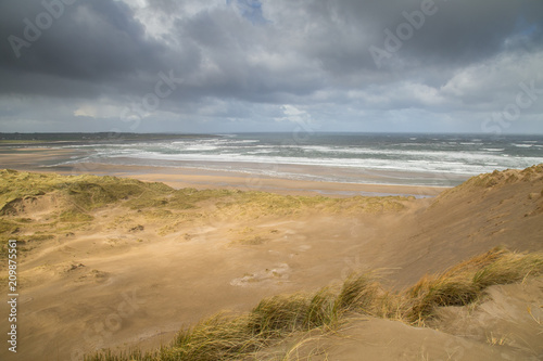 Bord de mer et dunes en Irelande