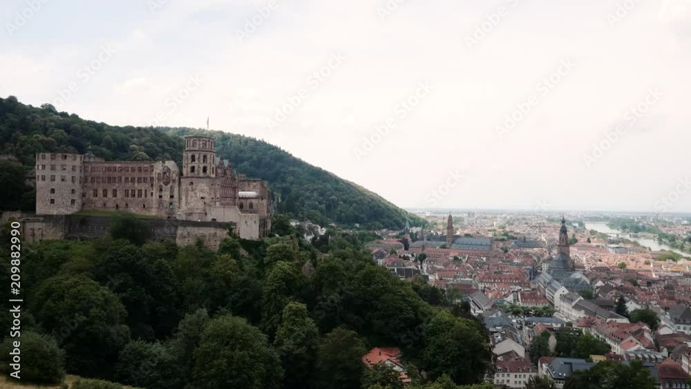 custom made wallpaper toronto digitalHeidelberg Castle with City in background, Heidelberg Summer 2018