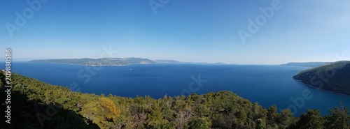 Istrian view on Adriatic sea
