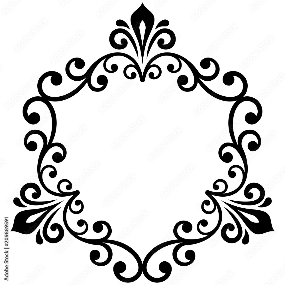 Oriental black and white pattern with arabesques and floral elements. Traditional classic ornament. Vintage pattern with arabesques Oriental black and white pattern with arabesques and floral elements. Traditional classic ornament. Vintage pattern with arabesques