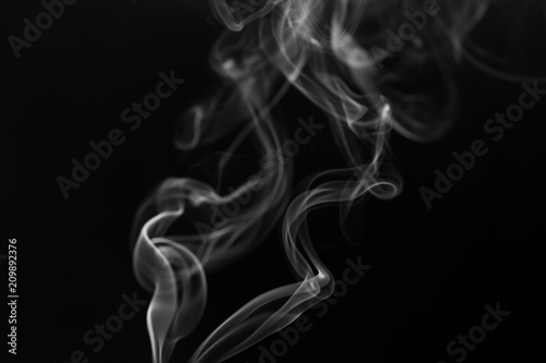 Movement of white smoke