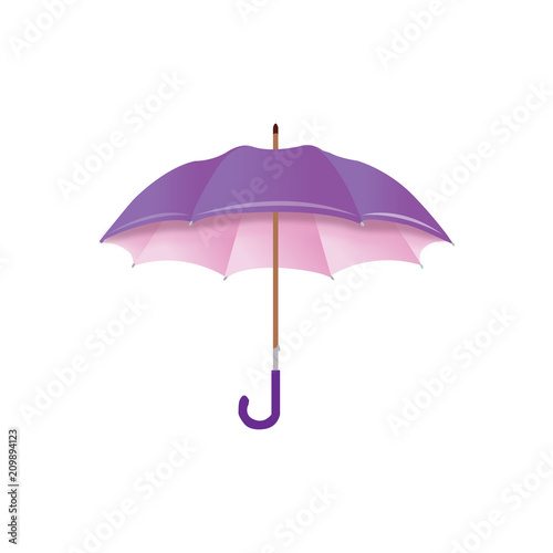 Lila Regenschirm