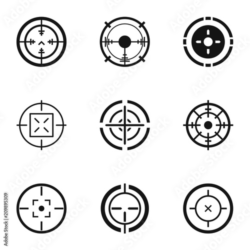 Butt icons set. Simple set of 9 butt vector icons for web isolated on white background