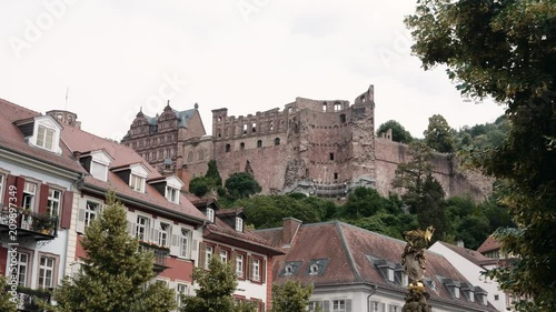 Heidelberg Castle Ruin, Low angle, Summer 2018