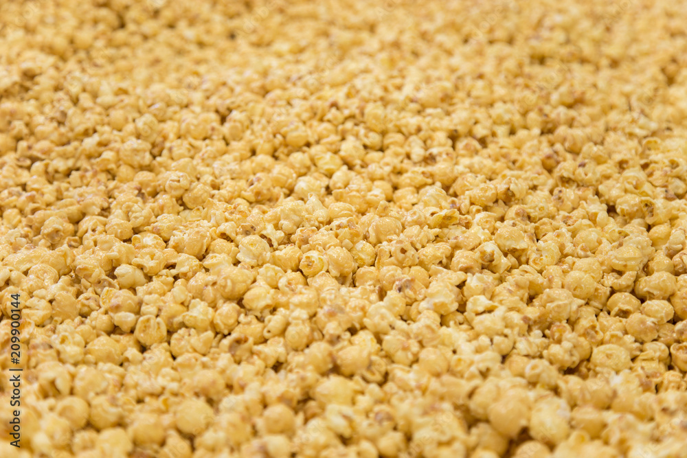 A Background of Caramel Popcorn