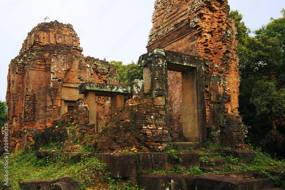 historical ruins of Angkor Khmer Empire, Siem Reap, Cambodia