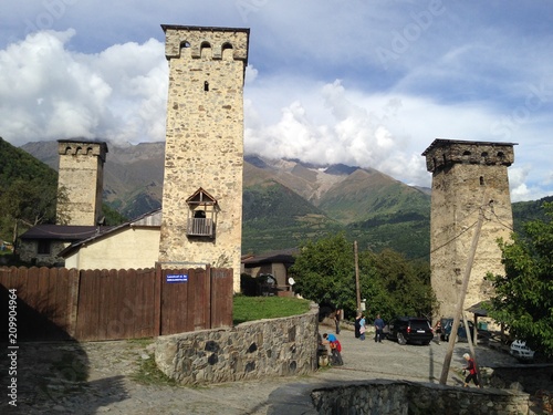 Towers in Mestia photo