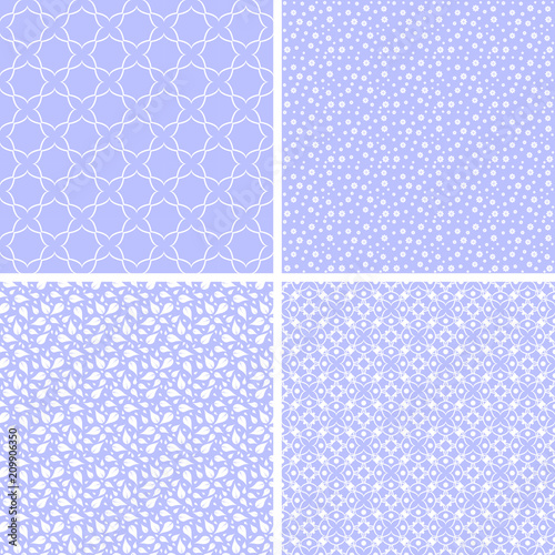 Different baby seamless patterns.