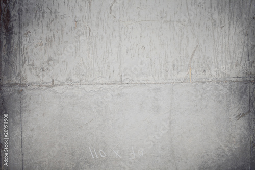 Line of joint of concrete slabs, textured background photo