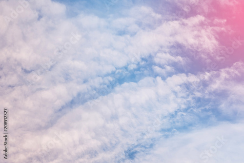 sun and cloud background with a pastel colored