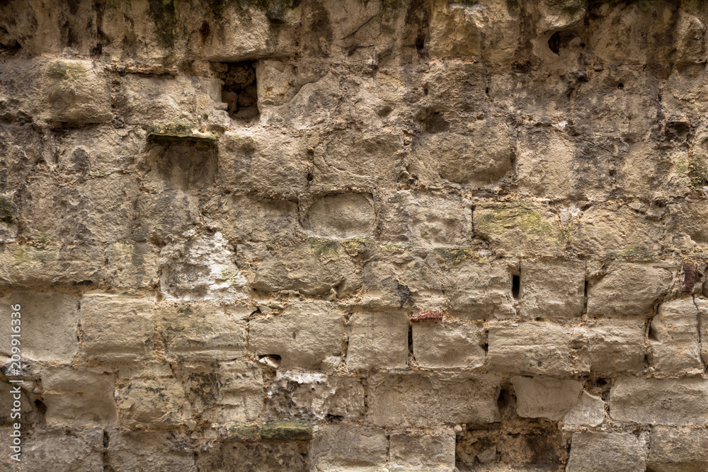 Old stone wall texture..