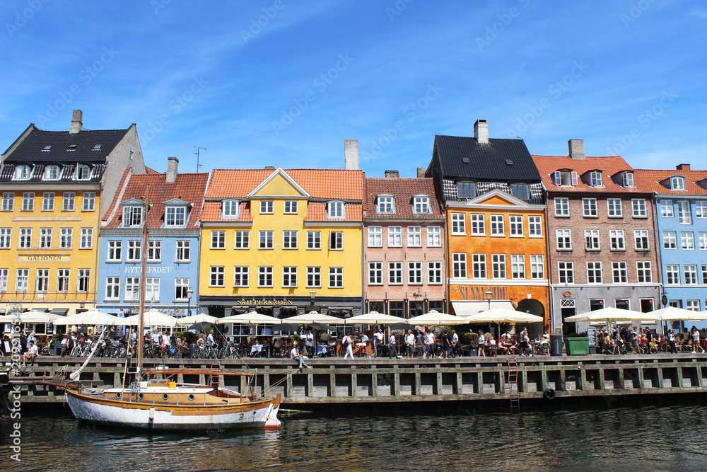 Kopenhaga, Ryhavn - obrazy, fototapety, plakaty 