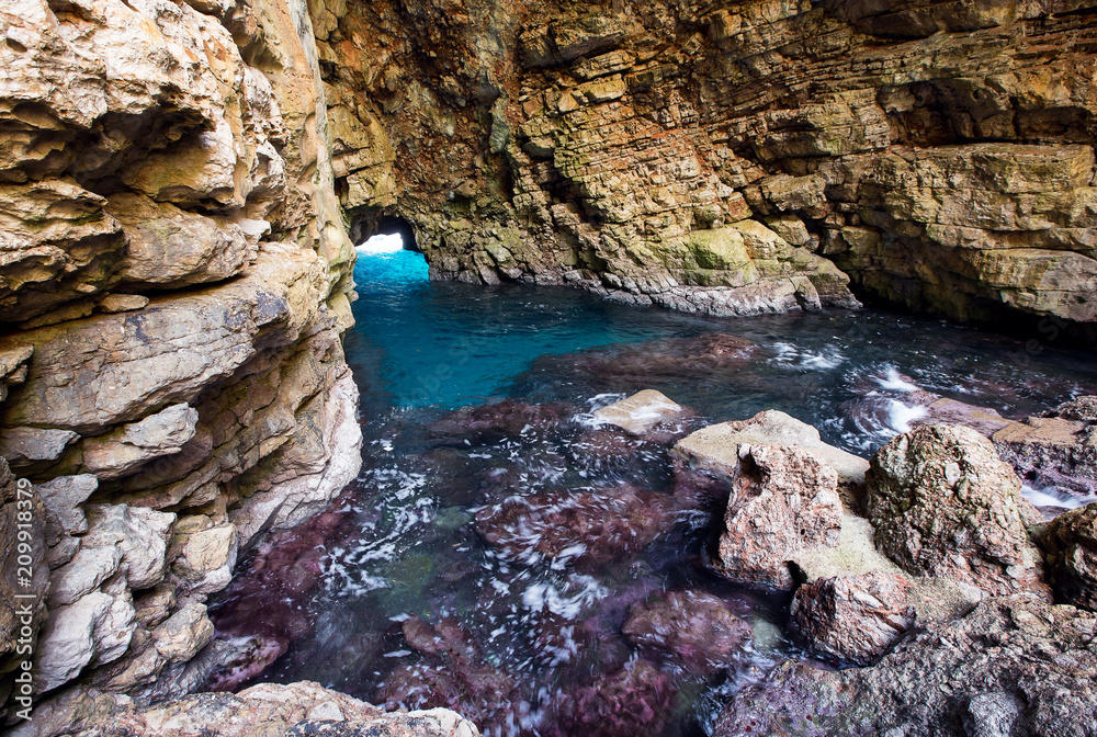 Odysseus cave at island Mljet Odysseus cave at island Mljet