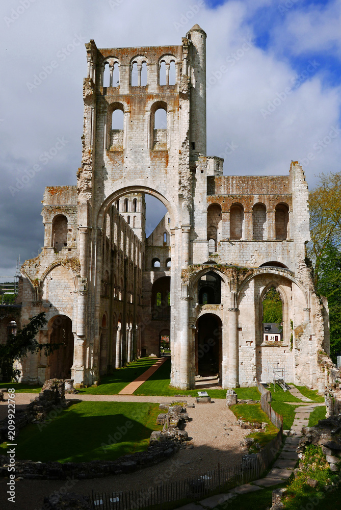Abtei von JUMIÈGES, Normandie, Frankreich