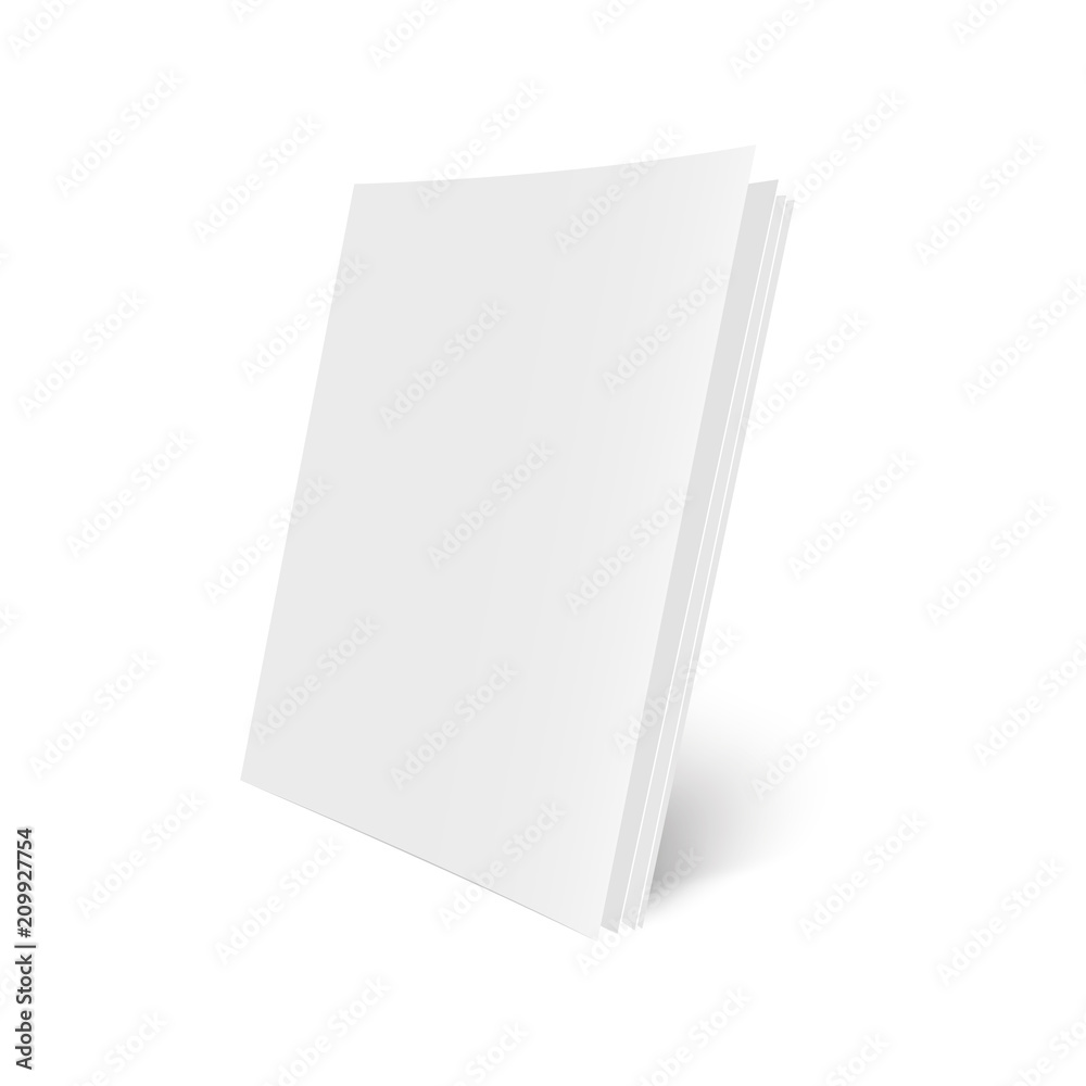 Mockup opened magazine, journal, booklet, postcard, flyer, business card or brochure . Vector Illustration. Mockup opened magazine, journal, booklet, postcard, flyer, business card or brochure . Vector Illustration.