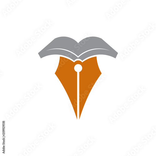Pen Book Author Writer Editor Symbol