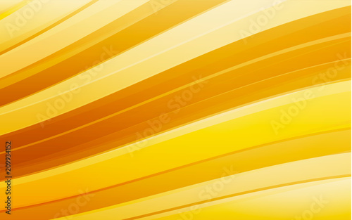 Abstract yellow wave vector background. Waved lines for brochure, website, flyer design.