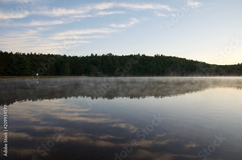 Morning fog at Algonquin Provincial Park, Ontario © george