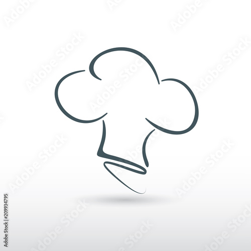 chef hat vector