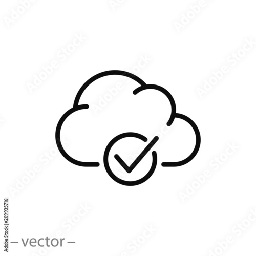 cloud storage, backup, vector icon